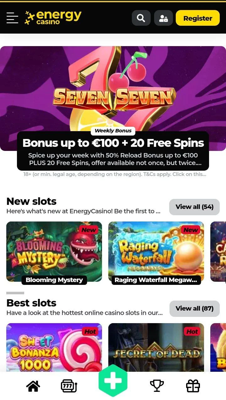 Energycasino promóciós kód