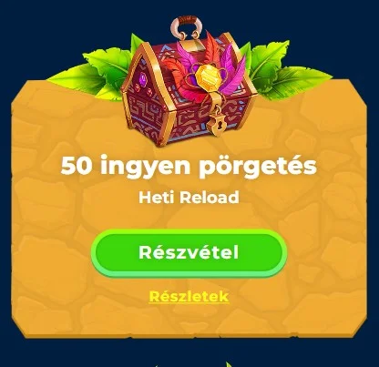 Ingyenes pörgetések 