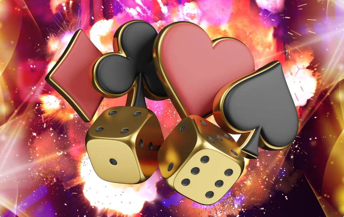 banner background ice casino