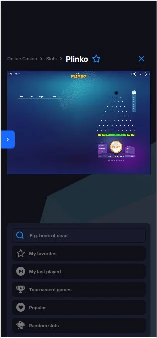 Részvétel a játékban.