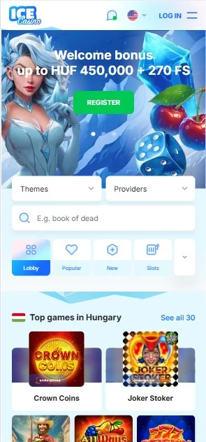 Ice Casino belépés.
