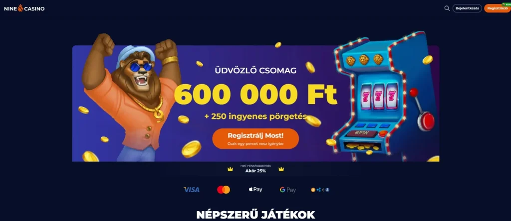 Nine Casino-ra – Miért érdemes ezt választani