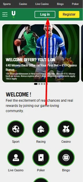 Kattintson a „Bejelentkezés” gombra.