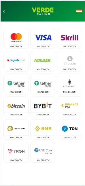 Fizetési mód választása