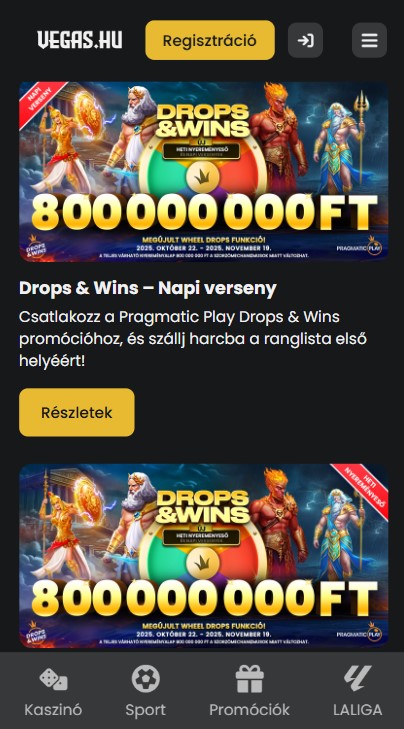 Vegas.hu hűségprogram,