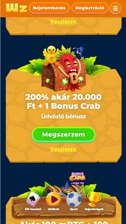 Wazamba: 200%-os befizetési bónusz és 200 ingyenes pörgetés nyerőgépekre