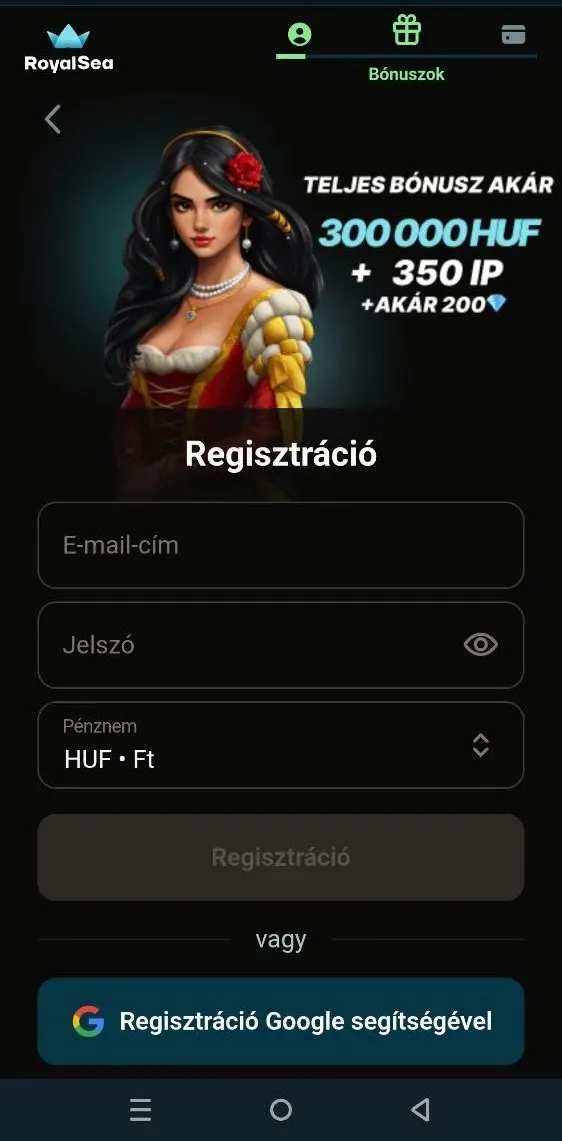 Fill out the registration form