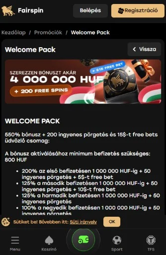 Íme, hogyan épül fel a csomag